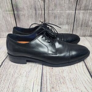 Cole Haan C11630 Men's Sz 11.5 M Black Lenox Hill Cap Toe Oxford Dress Shoes